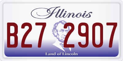 IL license plate B272907