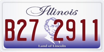 IL license plate B272911