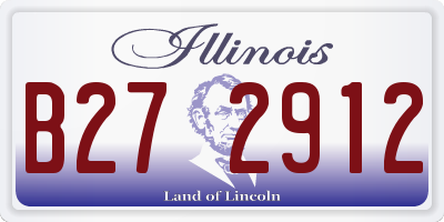IL license plate B272912