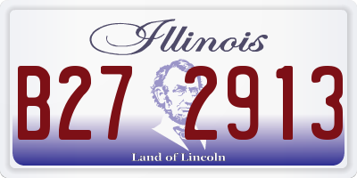 IL license plate B272913