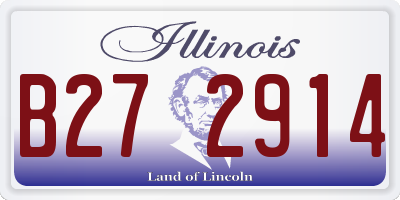 IL license plate B272914