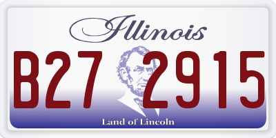 IL license plate B272915