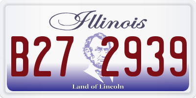 IL license plate B272939