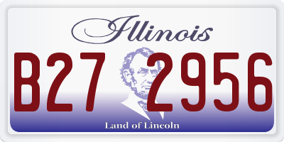 IL license plate B272956