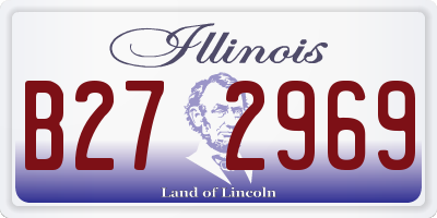 IL license plate B272969