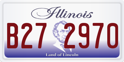IL license plate B272970