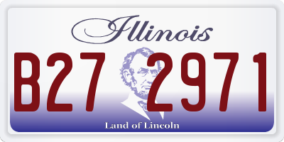 IL license plate B272971