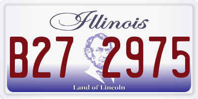 IL license plate B272975