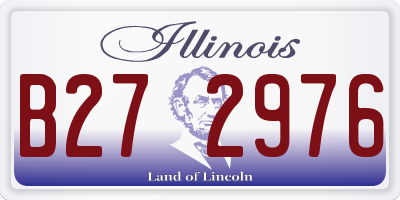 IL license plate B272976