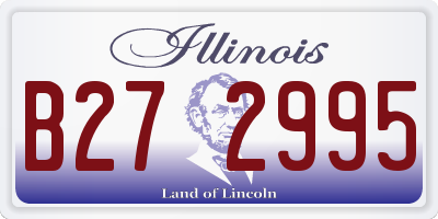 IL license plate B272995