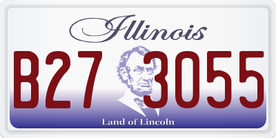 IL license plate B273055