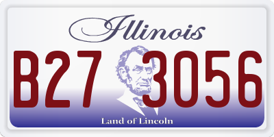 IL license plate B273056