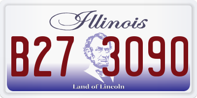 IL license plate B273090