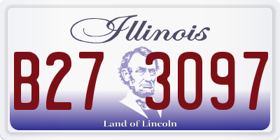 IL license plate B273097