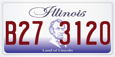 IL license plate B273120