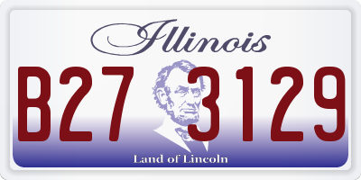 IL license plate B273129