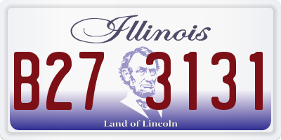 IL license plate B273131
