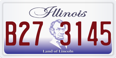 IL license plate B273145