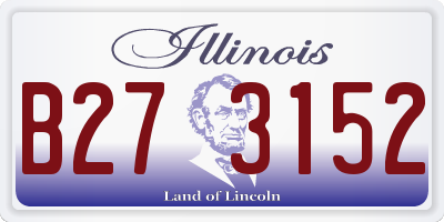 IL license plate B273152