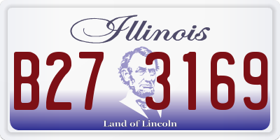 IL license plate B273169