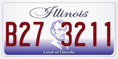 IL license plate B273211