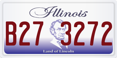 IL license plate B273272