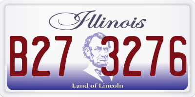 IL license plate B273276