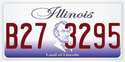 IL license plate B273295
