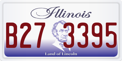 IL license plate B273395