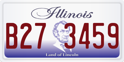 IL license plate B273459