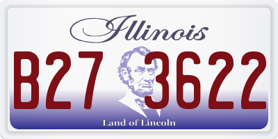 IL license plate B273622