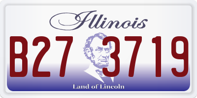 IL license plate B273719