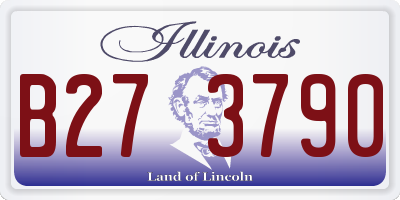 IL license plate B273790
