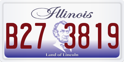IL license plate B273819