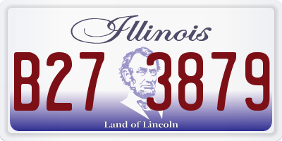 IL license plate B273879