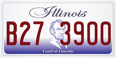 IL license plate B273900