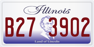 IL license plate B273902