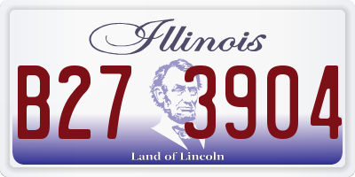 IL license plate B273904