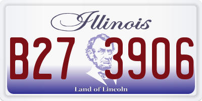 IL license plate B273906