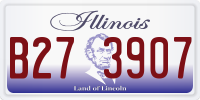 IL license plate B273907