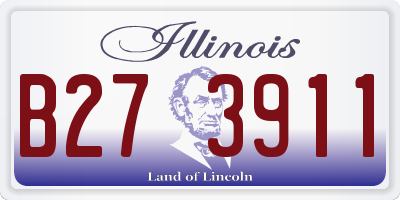IL license plate B273911