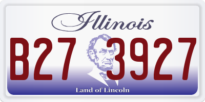IL license plate B273927