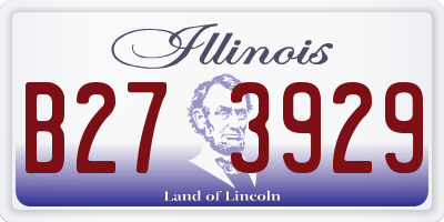 IL license plate B273929
