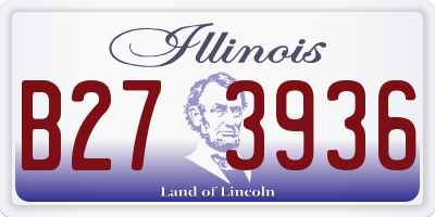 IL license plate B273936