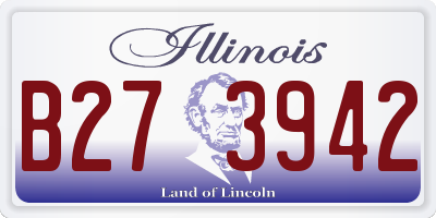 IL license plate B273942