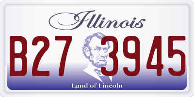 IL license plate B273945