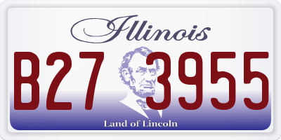 IL license plate B273955