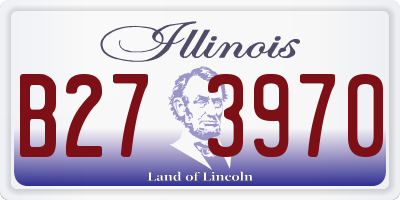IL license plate B273970