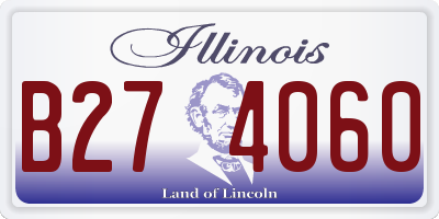 IL license plate B274060
