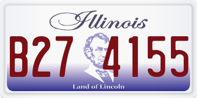 IL license plate B274155